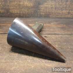 Vintage Tinsmiths Cast Steel Funnel Forming Stake - Good Condition
