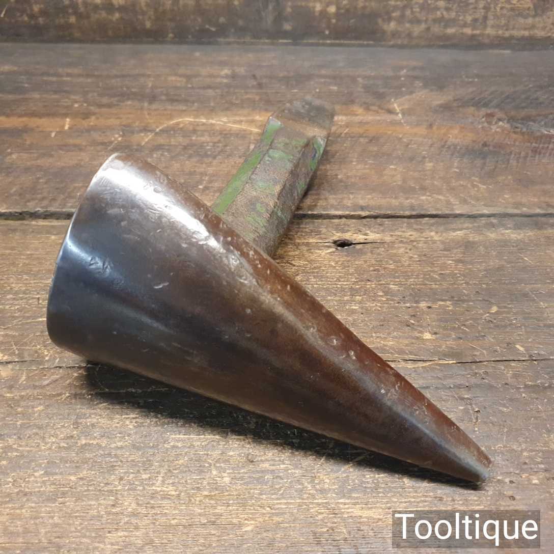 Vintage Tinsmiths Cast Steel Funnel Forming Stake Good Condition