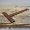 Vintage Cabinet Makers Mahogany T Shaped Square 14 1/2"