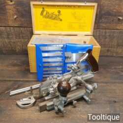 Vintage Boxed Record No: 405 Combination Plough Plane Complete - Fully Refurbished