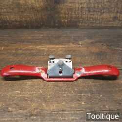 Vintage Record No: A151 Adjustable Curved Sole Metal Spokeshave - Fully Refurbished