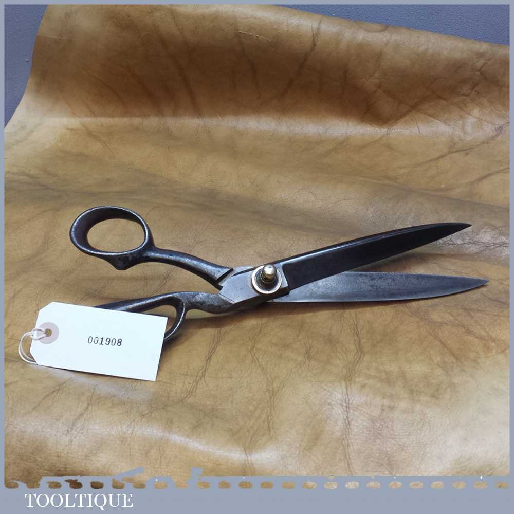 Vintage Quality Pair Of Wilkinson 12” Tailors Shears Scissors