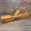Rare Vintage Marples Carpenter’s 17” Beechwood Hollowing Plane - Ready To Use