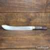 Vintage Venture H. M. Slater of Sheffield Butchers Knife - Rosewood Brass