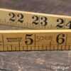 Vintage Schuil Holland No: 800374 Boxwood & Brass 36” Folding Ruler