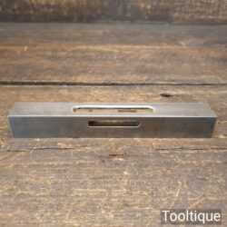 Vintage Machinists 6” Cast Steel Spirit Level - Good Condition