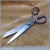 Vintage Quality Pair Of Bedima Italian 11” Tailors Shears Scissors