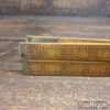 Vintage Rabone No: 1380 Boxwood & Brass 24” Folding Ruler - Good Condition