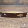 Vintage J. Rabone & Sons No: 1626 mahogany and brass 6” spirit level