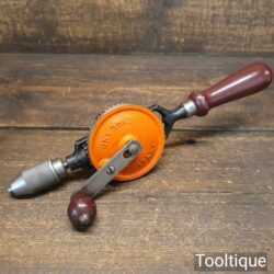 Vintage Stanley No: 805 Single Pinion Egg Beater Hand Drill - Good Condition