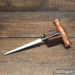 Vintage Beechwood Handled 7/16” Square Rimer Or Reamer - Good Condition