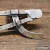 Vintage H. Brindley Leatherworking 8” Box Jointed Square Leg Steel Dividers 1945