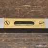 Vintage Machinists 4 ½” Cast Steel & Brass Spirit Level - Good Condition