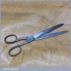 Vintage Quality Pair Of T. Turner & Co 10” Paper Scissors