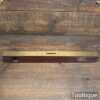 Vintage Wilson Lovett 18” Mahogany & Brass Spirit Level - Good Condition