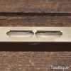 Vintage 8” Rosewood Brass Spirit Level Original Clear Bubble - Good Condition