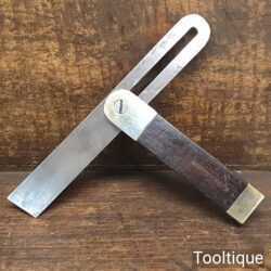 Vintage 7 ½” Marples Rosewood Brass Sliding Bevel - Good Condition