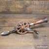 Vintage Millers Falls Co USA No: 2 Single Pinion Egg Beater Hand Drill - Good Condition