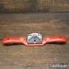 Vintage Record No: A151 Adjustable Curved Sole Metal Spokeshave - Fully Refurbished