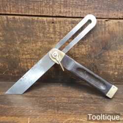 Vintage Stanley Sweetheart USA Rosewood Brass Sliding Bevel - Good Condition