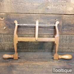 Vintage Beechwood Bow Saw By Marples Or Similar - Ready To use