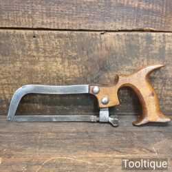 Antique Spear & Jackson Small Steel Framed Saw Stamped 1918 - Good Condition