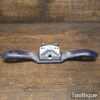 Vintage Record No: 0151 Adjustable Flat Soled Metal Spokeshave - Fully Refurbished