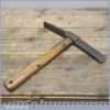 Vintage Blacksmiths Forged Stone Masons Strapped Hammer Chisel