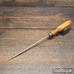 Vintage Long Reach Slimline Flat Screwdriver 3/16” End - Good Condition