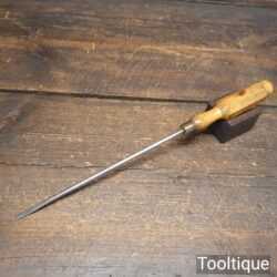 Vintage Long Reach Slimline Flat Screwdriver 3/16” End - Good Condition