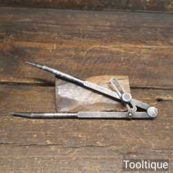 Vintage Set of 8” Monument Square Legged Dividers - Broad Arrow Dated 1945