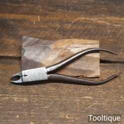 Vintage Cast Steel Flush Cut Side Cutter Pliers - Good Condition