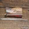 Scarce Antique Rosewood 19th Century Buck Marking Knife & Scribing Tool