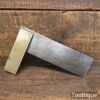 Unusual Brass & Steel Vintage 6 ½” Try Square By I D Smallwood - Good Condition