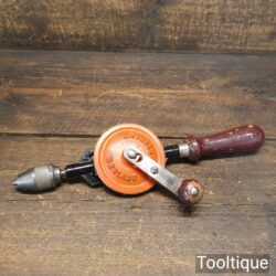 Vintage Stanley No: 805 Single Pinion Egg Beater Hand Drill - Good Condition