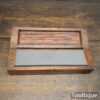 Vintage Boxed Combination Carborundum Oil Stone - Lapped Flat
