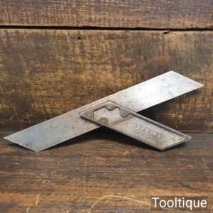 Scarce Vintage Stanley 10” Nickel Coated Mitre Hook - Good Condition Scarce Vintage Stanley 10” Nickel Coated Mitre Hook - Good Condition