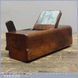 Scarce Antique Robert Bloxham 18th Century Panel Raising Plane - Beech