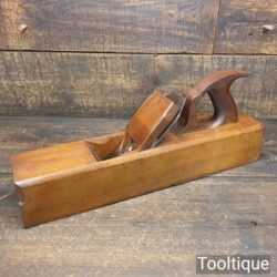 Vintage Carpenter’s 17” Beechwood Jack Plane - Lapped Flat Ready For Use
