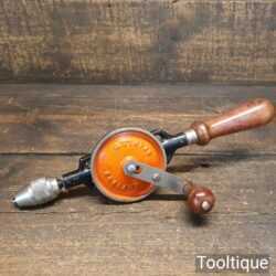 Vintage Stanley No: 803 Double Pinion Egg Beater Hand Drill - Good Condition