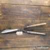 Vintage Cast Steel Garden Shears Beechwood Handles - Sharpened Ready For Use