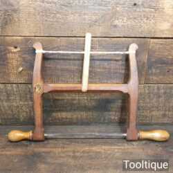 Vintage Salmen Beechwood Bow Saw - Sharpened Ready For Use