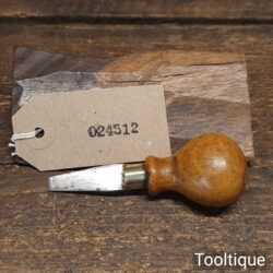 Vintage Gunsmiths Miniature 3 ½” Turnscrew Screwdriver ¼” Flat End