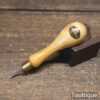 Vintage 5” Marples Awl With Boxwood Handle - Good Clear Decal