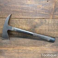 Vintage 15" Long Patented Aircraft Fire Axe 8” Head Rubber Coated Handle