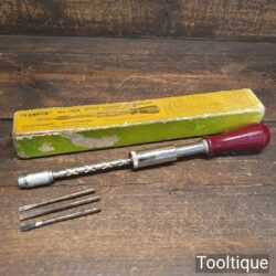 Vintage Boxed Stanley Yankee No: 135A Pump Action Screwdriver With 3 bits