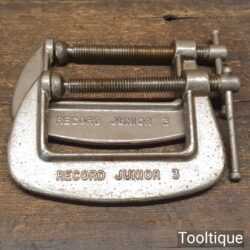 Vintage Pair of Record Junior 3” G Clamps - Good Condition