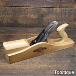 Vintage W. Marples 14 ½” Transitional Beechwood Jack Plane - Original Decals