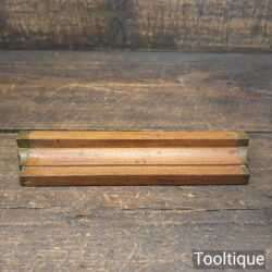 Vintage Beechwood & Brass Sash Template - Good Condition