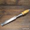 Vintage Heavy Duty Marples Socketed In-Cannel Gouge Paring Chisel - Sharpened Honed
